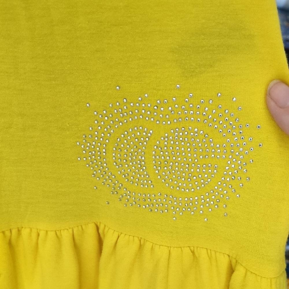 COOGI Yellow Ruffled Mini Dress - Picture 5 of 9